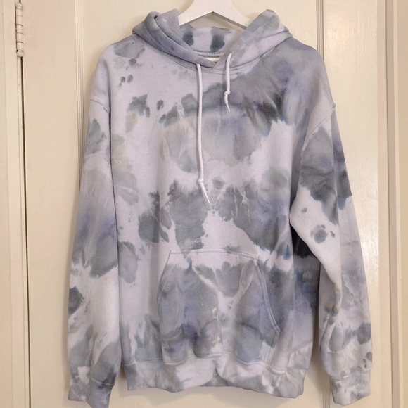 One of a kind Ice Dyed Hoodie, size M - Picture 1 of 6